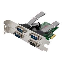 Owltech PCI-Express 2.0 connection RS232 x 4 ports D-sub 9-pin interface card 1-year product warranty OWL-PCEX2RS232X4