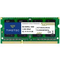 Timetec 8GB Laptop Memory DDR3L  DDR3 1600MHz PC3L-12800  PC3-12800 Non-ECC 1.35V  1.5V CL11 2Rx8 SODIMM