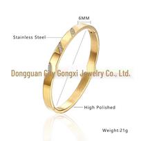 Exquisite 18K Gold Bamboo Segment Titanium Steel Bracelet – Luxurious, Colorfast, and Versatile Hand Jewelry