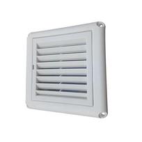With Flaps Air Vent Grille Ventilation Cover 150*150mm/200*200mm With Insect Screen Air Outlet Ventilation Cover Louver Vent PP