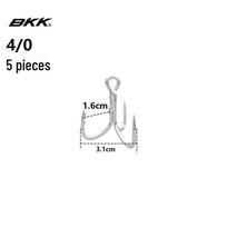 BKK Black King Kong Sea Fishing Treble Hook 6087-4X - Special Pencil Minnow Popper Hook.