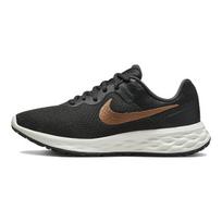 Nike REVOLUTION 6 Next Nature Women's Low Running Shoes Black Gold DC3729-009 EU 35.5