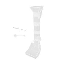 Practical-Multifunctional Large Capacity Feeder Aquarium Feeding Tube Anti-Stuck Food Dispenser Transparent Design Fish Feeder