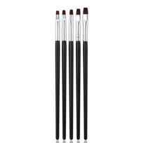 5Pcs Dental Resin Brush Pens Nylon Bristles for Porcelain Teeth Reshaping Dentistry Adhesive Composite Cement DIY Painting Tools
