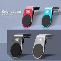 1pcs Magnetic Car Phone Holder Metal Stand Valve cap Accessories For Alfa Romeo Giulietta GT 159 147 156 Mito Brera Giulia F1 St Black