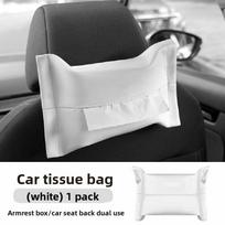 For Toyota Avalon XX30 Yaris XP90 2005~2012 Car Seat Back/Arm Box Tissue Holder Sun Visor Hanging Tissue Storage Bag Accessories