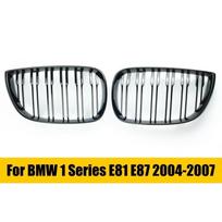 Pair Car Front Kidney Grille For BMW E81 E87 2004-2007 M SPORT Pre-facelift Racing Grills Grilles Auto ABS Grill Accessories