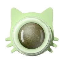 New Rotatable Catnip Ball Toy Healthy Natural Cat Wall Stick-on Promote Digestion Sugar Licking Kitten Toy