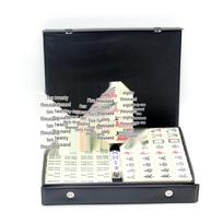 Mini Pocket Mahjong Tiles: Portable Hand-Rubbed Set for Travel and Dormitory Use