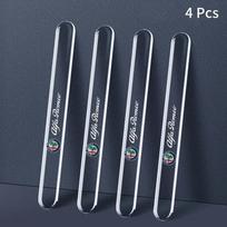 4Pcs For Alfa Romeo Giulietta GT 159 147 156 Brera Giulia Stelvio Car Door Edge Transparent Anti Scratch Protection Strips
