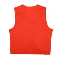 Zip Up Fishing Vest with 6 Pockets Outdoor Vest Fashion Cargo Vest  Hiking XL oranžinė