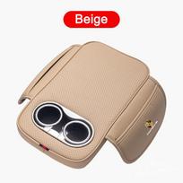 Leather Car Armrest Pad For Porsche Macan Panamera Cayenne Cayman 911 Car Center Console Storage Box Cup Holder Storage Pocket