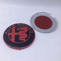 1Pcs 7color 74mm For Alfa Romeo 159 147 Giulietta Stelvio 4C MITO Giulia Sportiva Car Front Hood Emblem Logo Rear Trunk Badge