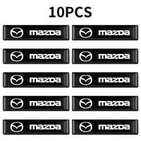 10PCS 3D Epoxy Car Interior Stickers Logo Decals For Mazda 2 3 4 5 6 7 8 323 626 CX3 CX5 CX7 CX9 RX8 MX3 MX5 Atenza Axela