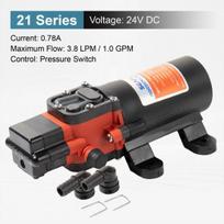 SEAFLO-21 RV Mini Diaphragm Pump 12V 24V DC Water Pump Self‑Priming Booster Pump for Caravan Boat Camping Fresh Water 24VDC
