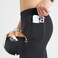 Men's Quick-Dry Compression Running Shorts with Pockets - Tight Fit Anti-Exposure Fitness Base Layer M juoda
