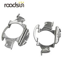 10 Pcs H7 HID Headlight Bulb Holders Adapter Base LED Headlight Xenon Headlamp H7 Adapter Base Headlight Retainer Clips Kit