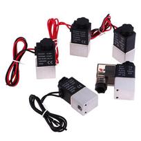 DC 12V 24V 110V 220V 380V Solenoid Valve 1/8  2 Way Normally Open Direct-acting Pneumatic Valves For Water Air Gas Accessories DC 12V
