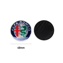 75mm Car Front Grille Rear Trunk Emblem Accessories Decoration Sticker For Alfa Romeo Giulietta Mito Giulia Stelvio Brera 147 GT