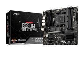 MSI B550M PRO-VDH WiFi ProSeries  (AMD AM4 DDR4 PCIe 4.0 SATA 6Gbs M.2 USB 3.2 Gen 1 Wi-Fi D-SUBHDMIDP Micro-ATX)