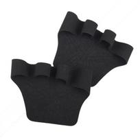 1 Pair Weightlifting Gym Grip Pad Hand Grip Protector 4 Fingers Gym Workout Gloves for Fitness Gym Double-Layer Non-Slip Sports Fitness Accessory juoda