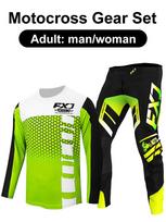motocross gear set Enduro cross Jersey Pant Kits Racer Gear Set Off-road Mens Kits Women's mountain Downhill Motorcycle MX XXL-38