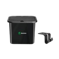 For Skoda S Octavia Mk3 Fabia 2 Superb 3u 2 Kamiq Kodiaq VRS VII Car Trash Storage Case Backseat Hanging Trash Can Organizer Box