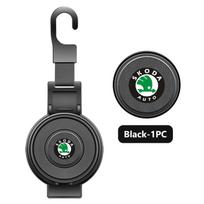 Car Hooks Multifunctional Seat Back Phone Holder Foldable Cup Holder For Skoda S Kodiaq Octavia 2 3 Yeti Karoq Rapid Fabia VII
