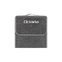 Car Folding Storage Case Felt Cloth Organizer Box For Skoda Octavia A5 A7 Rapid Fabia Superb Kodiaq Scala Karoq Kamiq Yeti VRS