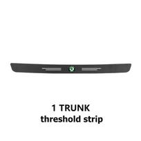 For Skoda Car Door Plate Threshold Universal Anti-scratch Protector Sticke Auto Accessories Kodiaq Fabia Kamiq Karoq Octavia 2 3