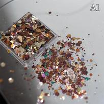 1Box Handmade Irregular Rock Fragment Filling Material Nail Art Sandstorm Mahjong Stone Decoration Bulk Beauty