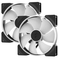 Fractal Design Prisma AL-18 ARGB PWM PC Case Fans (2-pack) 18cm ARGB Compatible FD-FAN-PRI-AL18-PWM-2P FN1399
