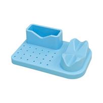 Plastic Multi-Hole Nail Drill Bit Organizer  Stylish Beauty Accessory