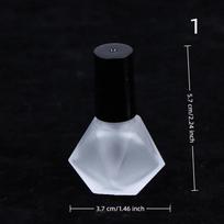 Matte 5-15ml Sub-packed Nail Polish Bottle Nail Gel Bottle With Brush Glass Empty Bottle Touch-up Container