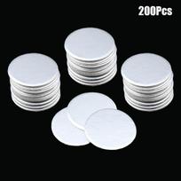 200Pcs Seal Cap Lining Tamper Resistant PET Electromagnetic Aluminum Foil Induction Gasket For Cosmetic Jar Bottle Pot 20mm-82mm