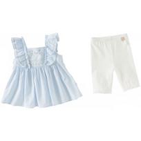 DAVE&BELLA Girls' Summer Top & Leggings Set 140 cm