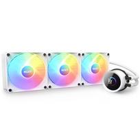 NZXT KRAKEN RGB 360 White AIO CPU Cooler RL-KR360-W1 with 3 x 120mm RGB Fans (3548)