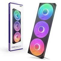 F420 RGB Core Fan Black 3-Fan 420mm Single Frame RGB Fan RF-U42HF-B1 FN2515 [Used]