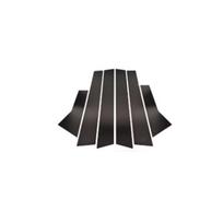 6pcs Car Window Trim Cover For Honda Civic FC FK 10th Gen 2016~2021 B C Column Pillar Posts Door Sticker Black Decal Accessories Sedan