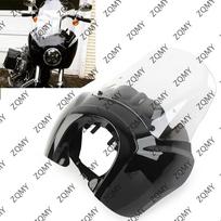 Motorcycle Fairing w/ 15'' Windshield Windscreen For Harley Davidson HD Dyna Wide Glide Fat Bob