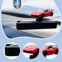 1/64 Car Model Auto Interior Accessories Birthday Gift Decorative Dynamic Dashboard Decoration raudona