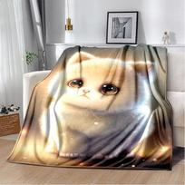 29 style Cartoon Cute Calico Cat,Persian Cat,Ragdoll Blanket,Soft Throw Blanket for Home Bedroom Bed Sofa Cover Blanket Kids 30x40in