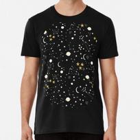 Galaxy - cosmos, moon and stars. Astronomy p S to 5XL Made in the AU/USA T-Shirt S