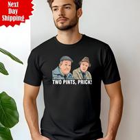 Two Pints, Prick! T Shirt Scotland Humour Printed Still Game Funny Crew Neck Top S