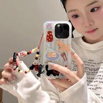 New Imd Big Hole Puppy Plus Bracelet 17 Mobile Phone Case for IPhone14PromaxAG for Xiaomi 15 For  iPhone 16