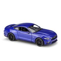 Welly 1/24 Ford Mustang GT Shelby 2015 Alloy Sports Car Model Diecasts Metal Racing Car Vehicles Model Simulation Kids Toys Gift mėlyna