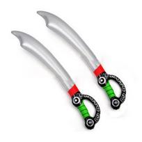 Nauja! Pripučiamas pirato peilis Balionas Imitacinis kardas Pripučiamas žaislas Helovino Gimtadienio šventei 70CM pirate knife
