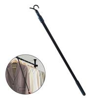 1 vnt. Stogo lango atidarymo rankenos prailginimo strypas Aliuminio lydinio su kabliukais Stogo liuko kabliukai 30-60cm Namų techninei įrangai -