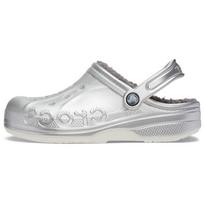 Crocs Baya Comfortable Versatile Commuting Clogs Men clogs Silver 205975-0P1 36-37