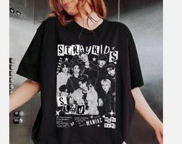 Stray Kids dominATE Graphic Tour T Shirt Full Size S-5XL Unisex T-Shirt XL